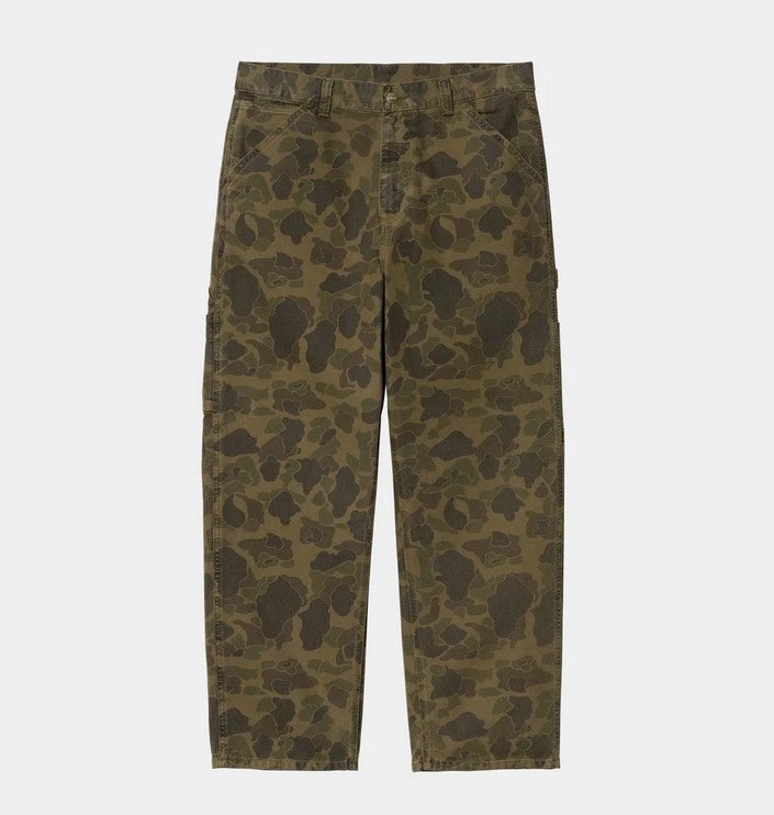 在庫処分 激安 食品 WIP Carhartt Duck Office / Green - Pant Knee Single Camo パンツ